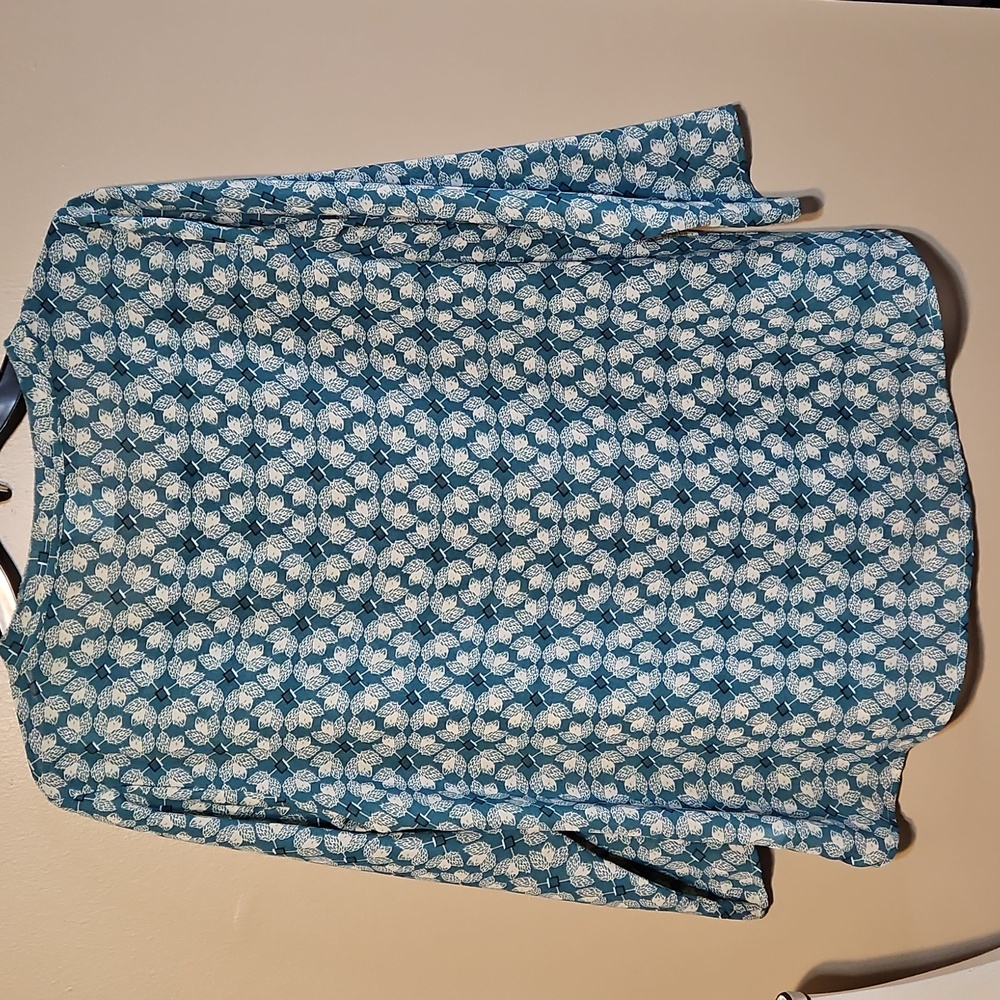 Cabi Jade Green Leaf Top - Picture 5 of 7